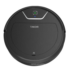 Robot Vacuum Cleaner, Max Power Suction Robotic Vacuum, Self-Charging, Smart Sensor, HEPA Pet Hair Filter Allergens Friendly, Remote Control Vacuum Cleans Hard